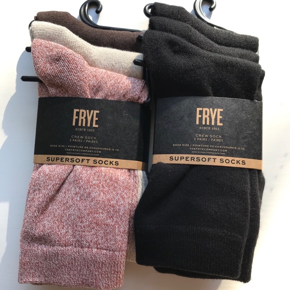 NWT (2) Frye Women’s Crew Socks